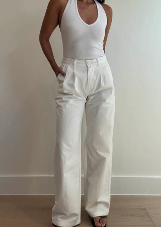 The Kalli Trousers - White - 