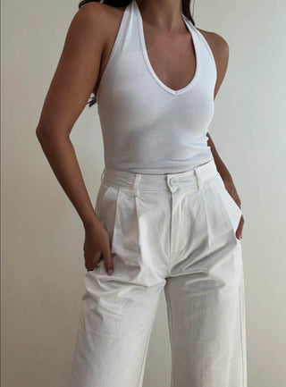 The Kalli Trousers - White - 