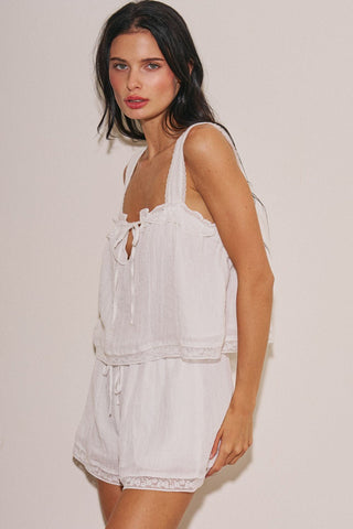 The Katrina Shorts - White -