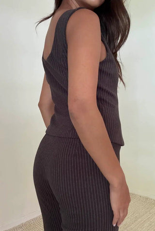 The Kaye Pinstripe Pants - 