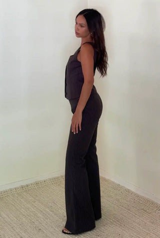 The Kaye Pinstripe Pants - 