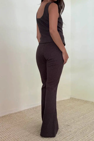 The Kaye Pinstripe Pants - 