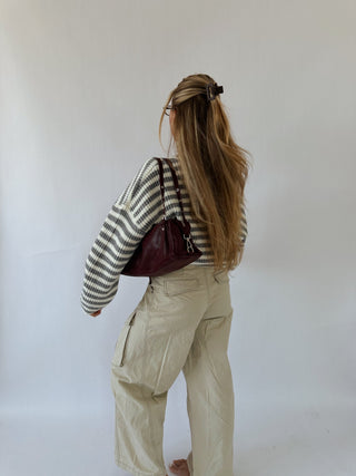 The Milano Bag - Maroon -