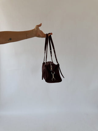The Milano Bag - Maroon -