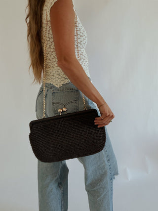 The Nona Straw Clutch - 