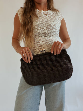 The Nona Straw Clutch - 