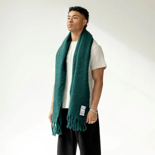 The Recycled Scarf - Forest Green - 