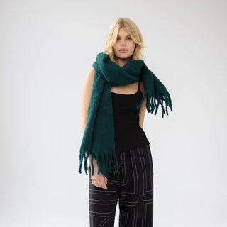The Recycled Scarf - Forest Green - 