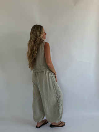 The Sage Lace Balloon Pants -