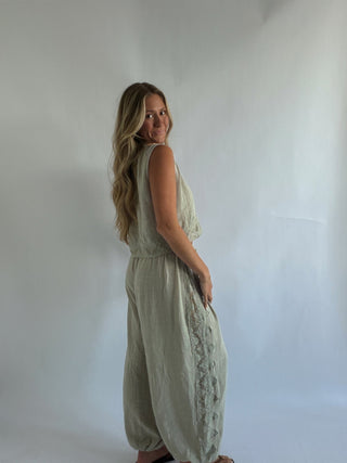The Sage Lace Balloon Pants -