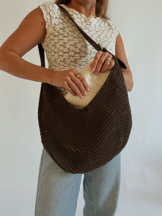 The Sally Hobo Bag - Chocolate - 