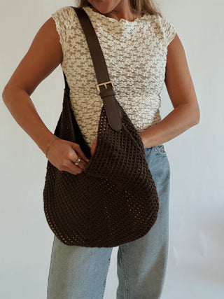The Sally Hobo Bag - Chocolate - 