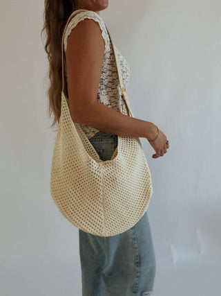 The Sally Hobo Bag - Off White - 