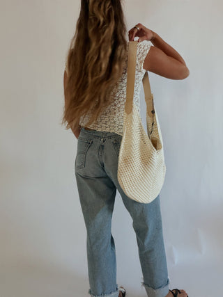 The Sally Hobo Bag - Off White - 