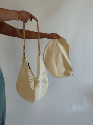 The Sally Hobo Bag - Off White - 