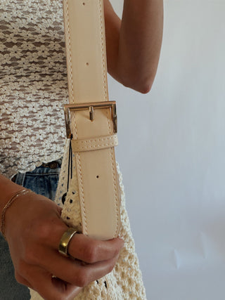 The Sally Hobo Bag - Off White - 