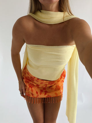 The Sequin Tassle Mini Skort - 