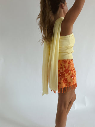 The Sequin Tassle Mini Skort - 