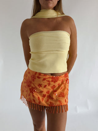 The Sequin Tassle Mini Skort - 