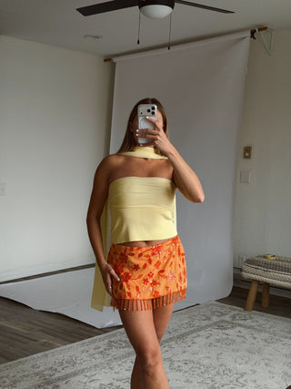 The Sequin Tassle Mini Skort - 