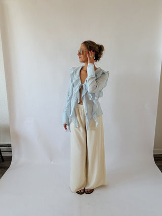 The Skyla Top - Baby Blue - 