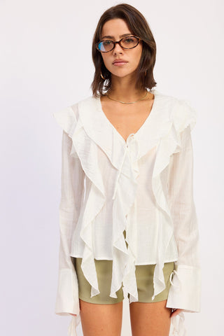 The Skyla Top - White - 