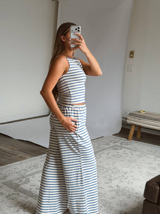 The Tahiti Striped Lounge Pants - 