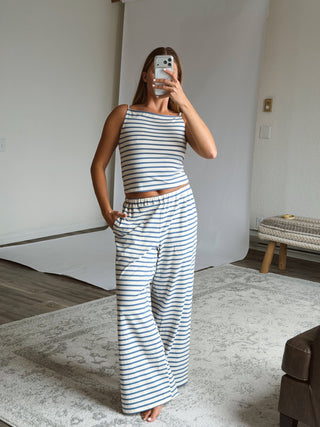 The Tahiti Striped Lounge Pants - 