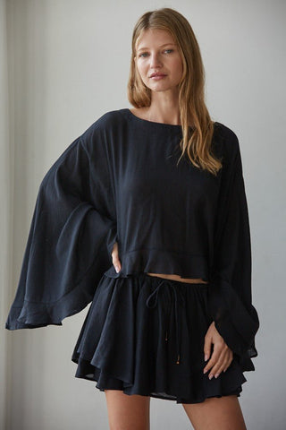 The Teresa Top - Black - 