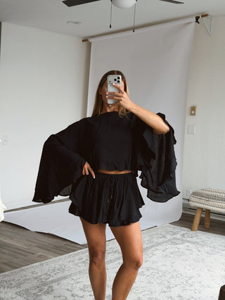 The Teresa Top - Black - 