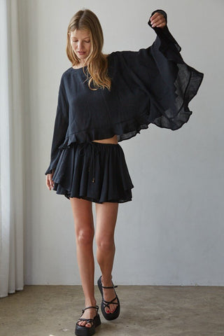 The Teresa Top - Black - 