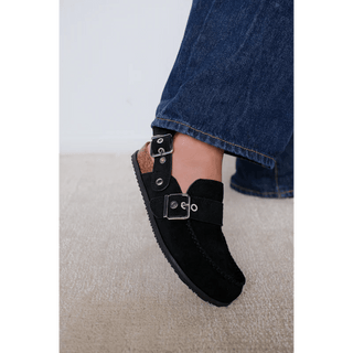 The Tyler Slingback Clog - Black - 