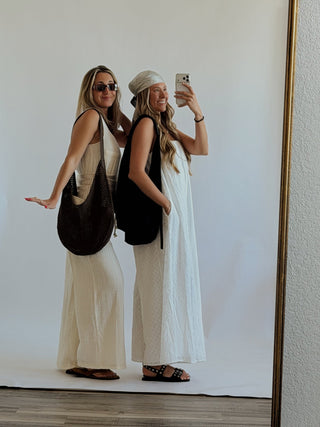 The Valerie Eyelet Jumpsuit - 