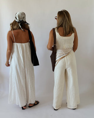 The Valerie Eyelet Jumpsuit - 
