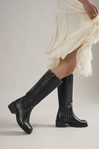 The Wiley Black Boot - 