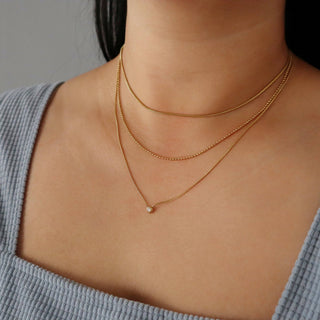 Trinity Layered Necklace - 