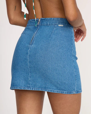 Wave Washed Skirt - 