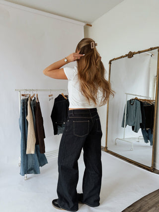 Western Graphic Baby Tee - 