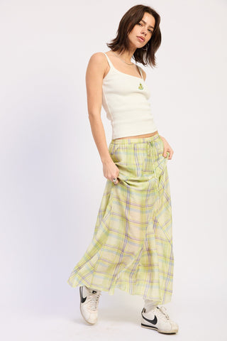 White Embellished Lime Tank - 