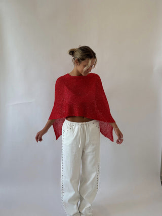 White stud jeans -