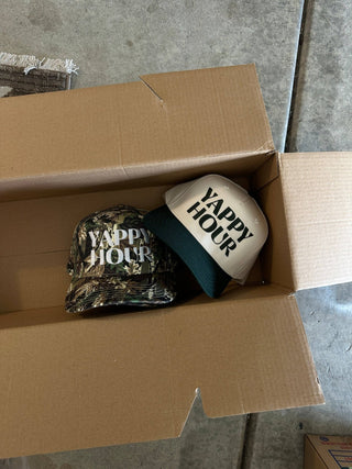YAPPY HOUR TRUCKER: Deep green canvas - 