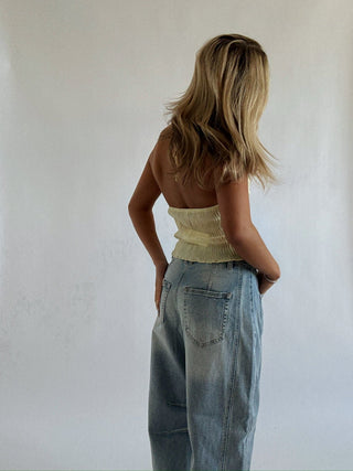 Yellow Halter Top - 