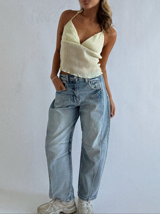 Yellow Halter Top - 