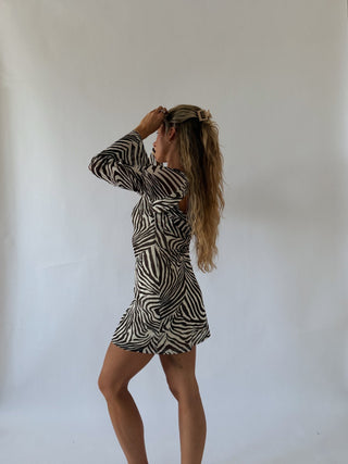 Zebra mini dress -