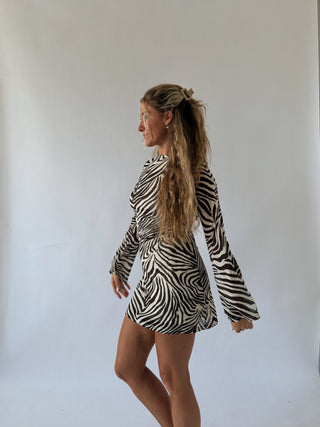 Zebra mini dress -