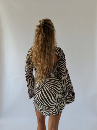 Zebra mini dress -