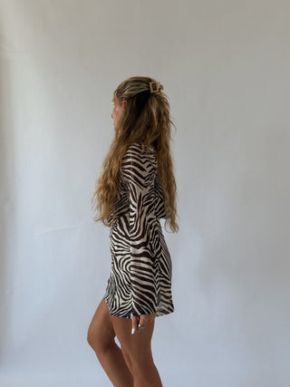 Zebra mini dress -