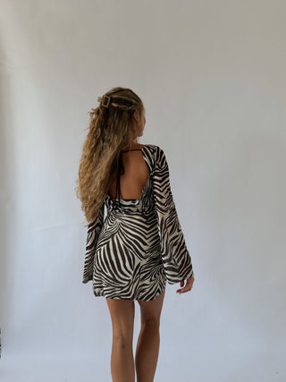 Zebra mini dress -