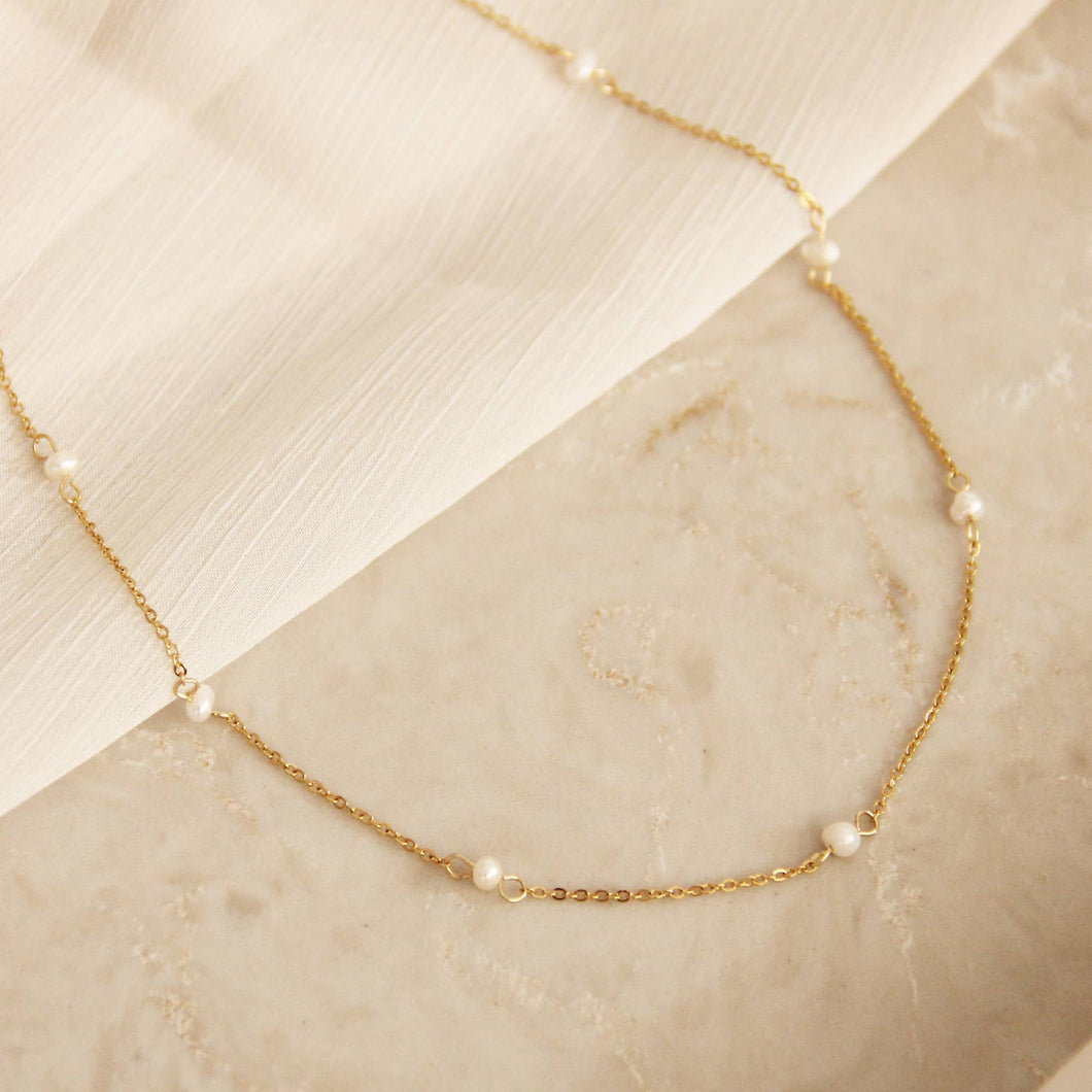Pearl by the Yard Necklace