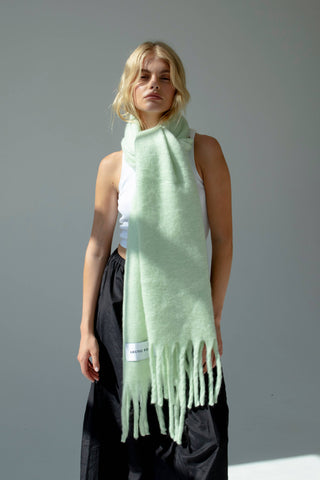 The Recycled Scarf - Mint